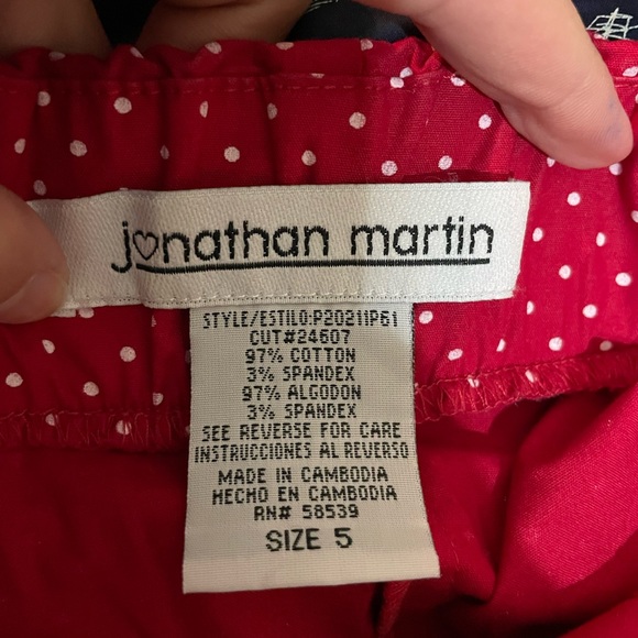 Jonathan Martin Red Dress with white polka dots - Picture 11 of 11